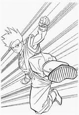 Gohan Dbz Dragonball Goku Gratistodo Animati Cartoni Fase Popular Vegeta sketch template