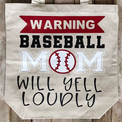 Excited To Share This Item From My Etsy Shop Baseball Mom Tote Bag