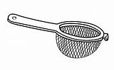 Vector Sieve Sifter Drawing Line Clip Sifting Illustrations Simple Similar Istockphoto sketch template
