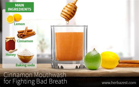 cinnamon mouthwash for fighting bad breath herbazest