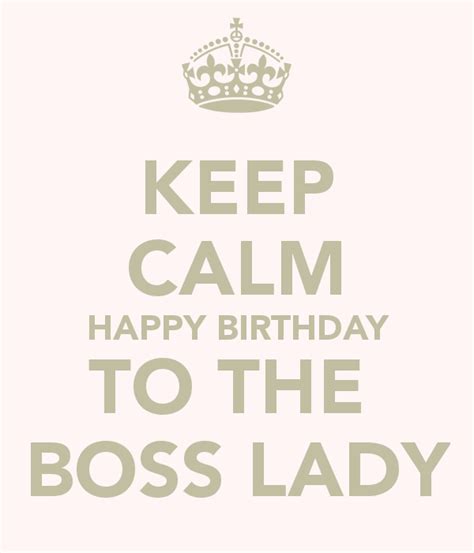 happy birthday   boss lady