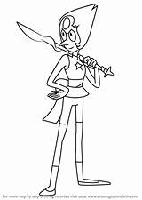 Steven Universe Pearl Draw Step Drawing Drawingtutorials101 sketch template