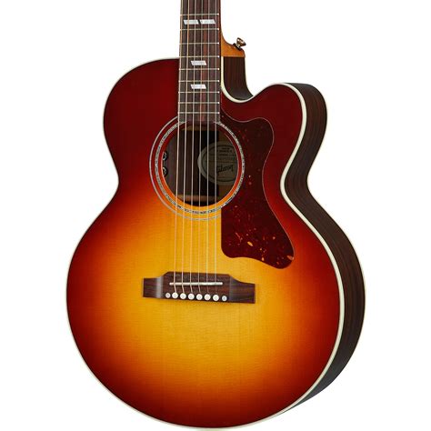 gibson parlor modern ec rosewood acoustic electric guitar rosewood burst musicians friend