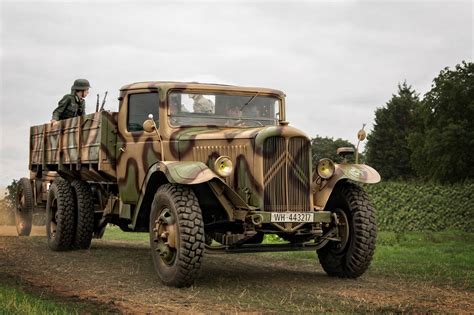 french citroen  heavy lorry   german army contract history   making