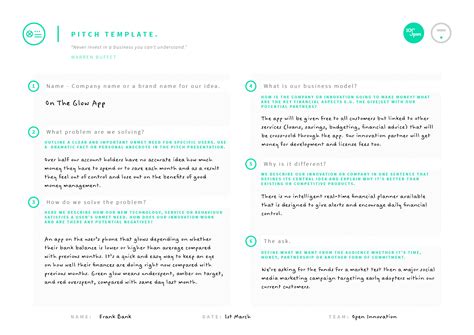 pitch template open