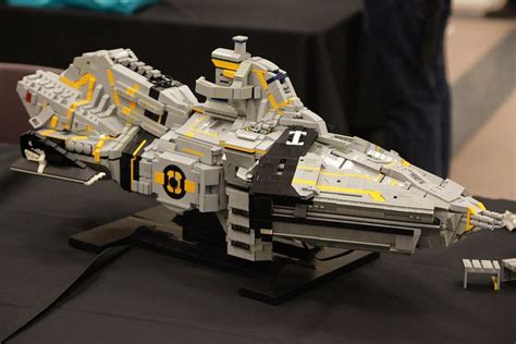 brickcon  lego spaceship lego ship lego