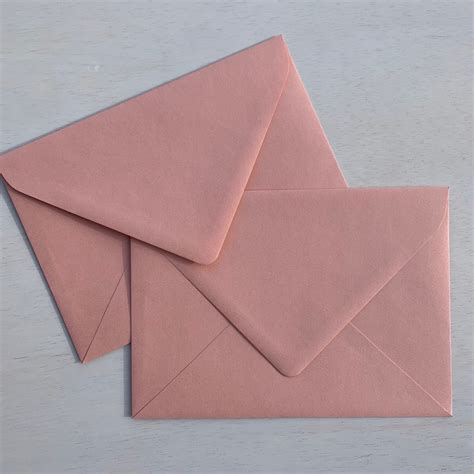 woodland  euro flap envelope gsm dusky pink pack