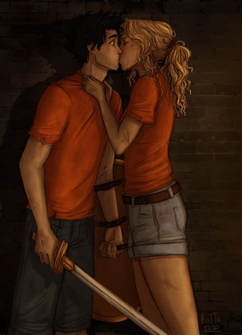 Percy Jackson Kiss Mermaid Anime Annabeth Chase