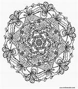 Coloring Pages Adults Advanced Printable Colouring Mandala Adult Sheets Print Sheet Color Large Library Clipart Mandalas Flowers Popular Printables Beautiful sketch template