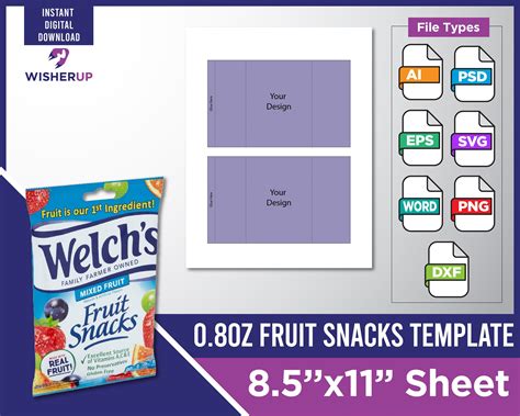 oz fruit snack template fruit snack candy welchs fruit snack
