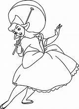 Coloring Adventures Disney Umbrella Katrina Princess Wecoloringpage Pages Ichabod sketch template