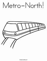 Metro Coloring Mrt Train Trains Drawing Kids Clipart Worksheet Outline North Pages Template Ride Twistynoodle Favorites Login Add Print Built sketch template