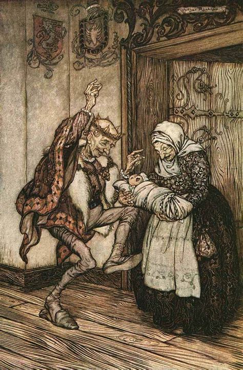 One Of Rackhams Early Color Plates For The Brothers Grimm Fairy Tales