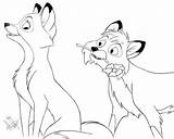 Fox Hound Coloring Pages Vixey Todd Disney Deviantart Kyo Hanyu Colouring Copper Søgning Google sketch template