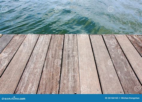 wood deck  water stock image image  surface urban