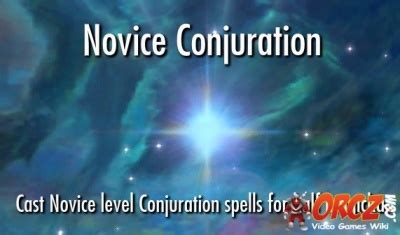 skyrim novice conjuration orczcom  video games wiki