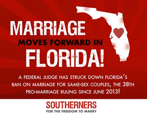 florida federal judge rules in favor of marriage equality
