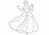 Coloring Cinderella Fairy Pages Godmother Getdrawings sketch template
