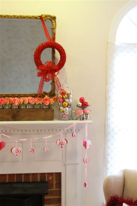 lovely valentine fireplace mantel decorating ideas godfather style