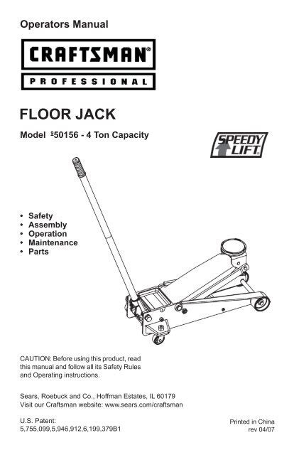 pro lift floor jack parts list viewfloorco