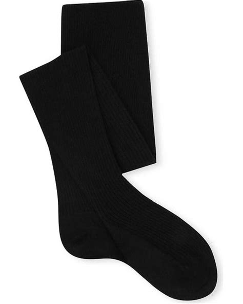 Falke Ribbed Knee High Wool Blend Socks X In Black For Men Lyst