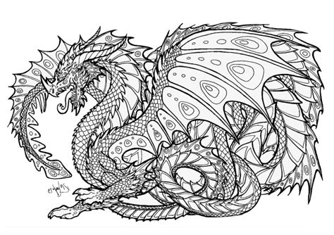 printable dragon coloring pages easy adults print color craft