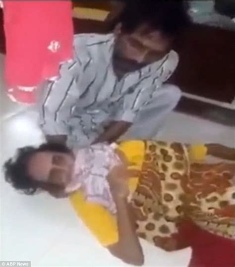 wife in india films man trying to strangle his elderly mother as their
