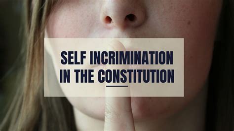 incrimination   constitution constitution   united states