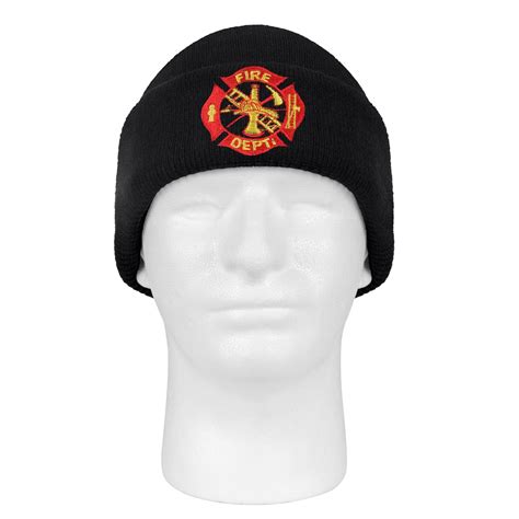 rothco fire department hat deluxe black military range