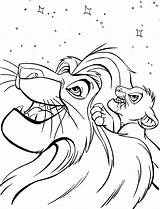Mufasa Simba sketch template