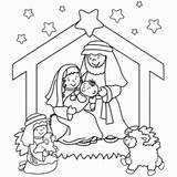 Nativity Dxf Eps sketch template