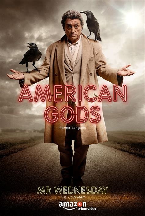 american gods poster promozionali prima stagione season 1 il