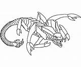 Scorpion Scorpio Kaiju Colorier Getcolorings Coloringhome Colorings Coloriages sketch template