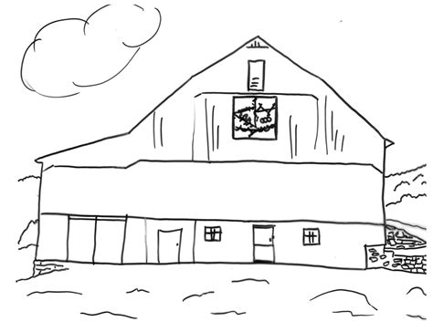 coloring pages barn quilts  garrett county maryland