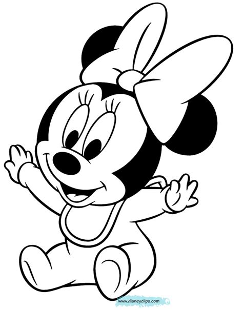 ideas  baby mickey coloring pages home family style