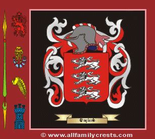 england family crest  meaning   coat  arms   surname