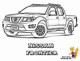 Coloring Pages Truck Frontier Nissan Trucks Yescoloring Pickup Kids Ford 4x4 Tough Boss Big Sheets Cars Jeep sketch template