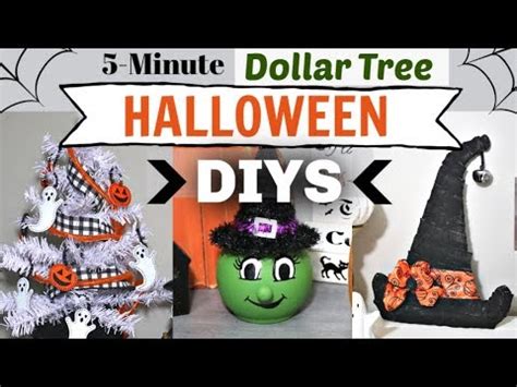 dollar tree halloween diys   minutes diy halloween