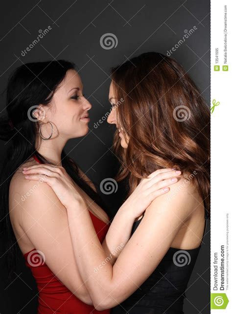 Two Young Lesbian Girl Friend Stock Image Image Of Caress Lovers