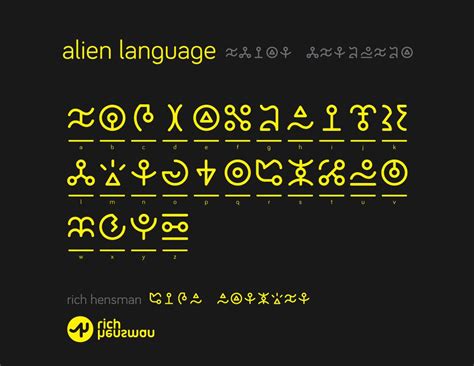 alien language original font  voodoocd  deviantart alphabet code language writing code