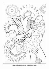 Jester Coloring Pages Getdrawings sketch template