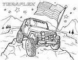 Colouring Teraflex Pyrography Jeeps Print sketch template