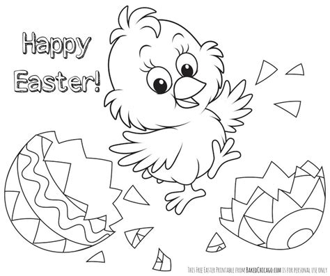 easter printable coloring pages    easter