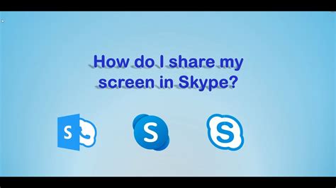 How Do I Start Screen Sharing During My Skype Call Latest Version Youtube