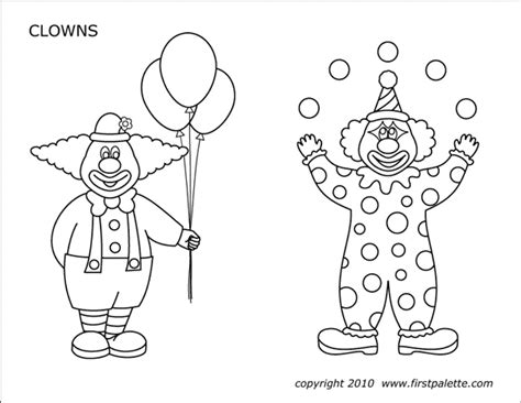 circus printables  printable templates coloring pages