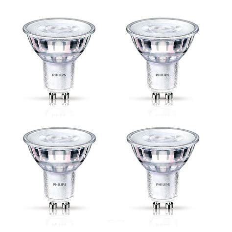 led  gu glass bright white  case   bulbs energy star