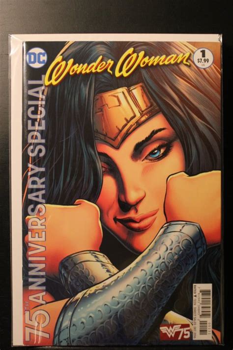 Wonder Woman 75th Anniversary Special Liam Sharp Variant Cover 2016