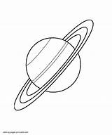Coloring Pages Saturn Colouring Kids Space Printable Print Boys Gif Choose Board Popular sketch template
