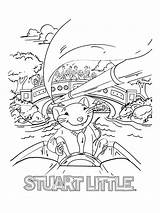 Coloring Stuart Little Pages Coloringpages1001 Fun Kids sketch template