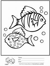 Coloring Fish Bubbles Pages Blowing Sheets Havets Under Swimming Kids Malebøger Cliparts Clipart Fisk Tegning Simple Printable Library Getcolorings sketch template